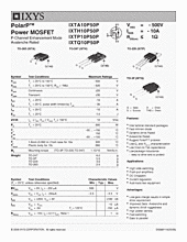 DataSheet IXTH10P50P pdf